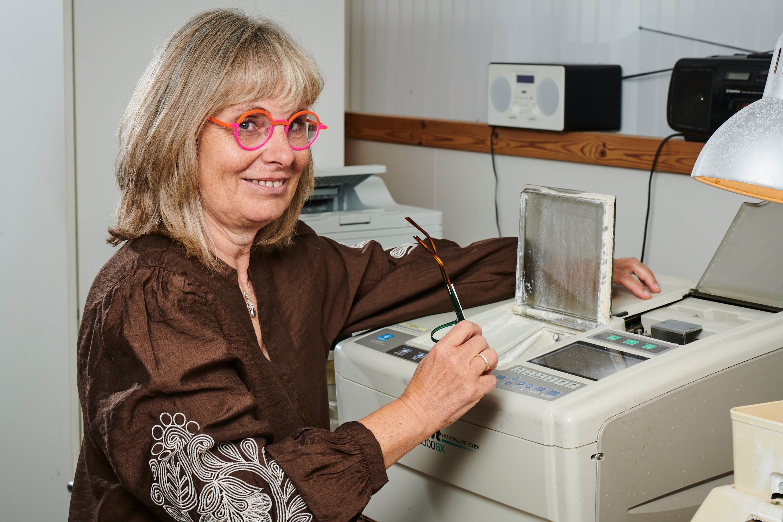 Mette sliber brilleglas