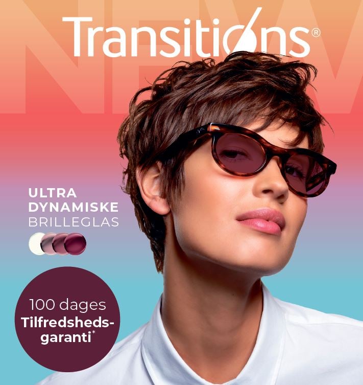 Transitions-glas